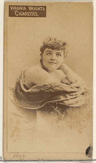 Allen & Ginter, Card 1093, from the Actors and Actresses series (N45, Type 2) for Virginia Brights Cigarettes