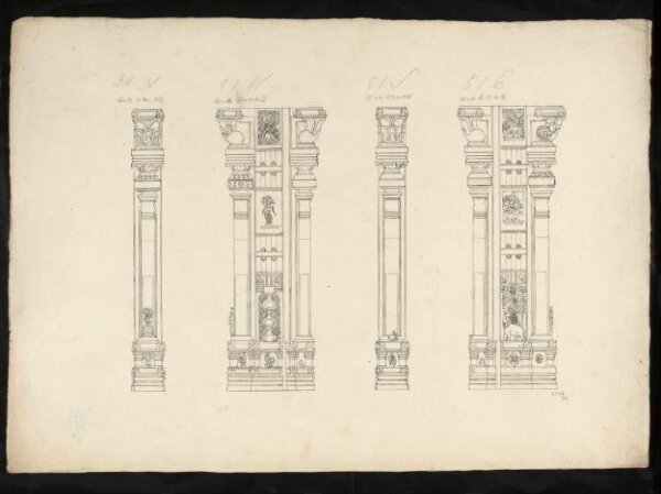 Unknown, Architectural drawing of Tirumala Nayak at Madura,