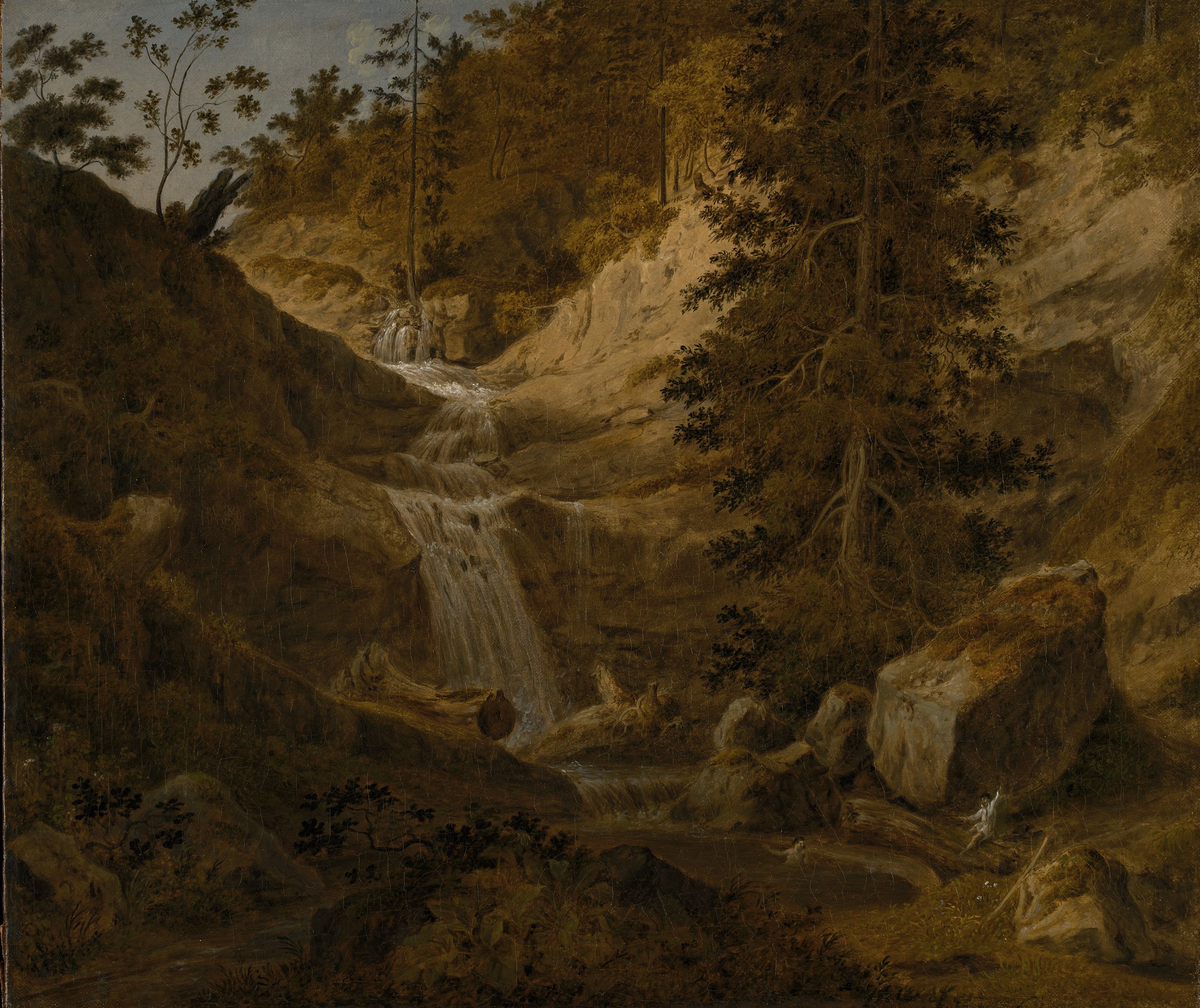 Friedrich Christian Reinermann, Wasserfall in der Schweiz