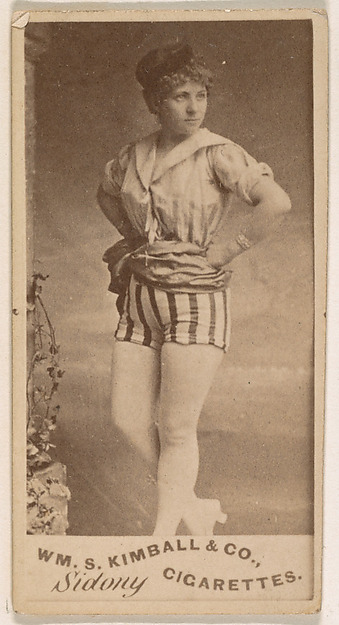 William S. Kimball & Company, Miss Sidony, from the Actresses series (N203) issued by Wm. S. Kimball & Co.