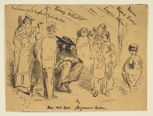 James McNeill Whistler, Title Page from the "French Set" (Douze Eaux-Fortes d'Après Nature)
