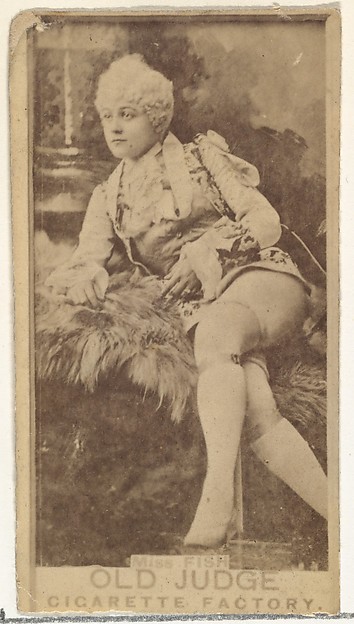 Goodwin & Company, Miss Fish, from the Actors and Actresses series (N171) for Old Judge Cigarettes