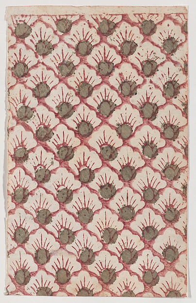 Anonymous, Sheet with overall pattern of petals