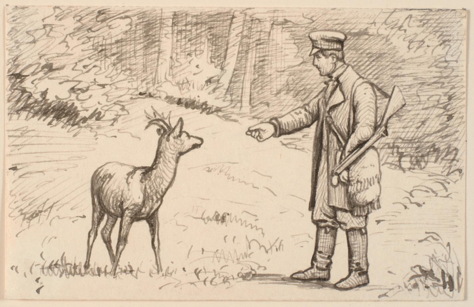 P.C. Skovgaard, Mødet i skoven