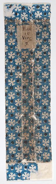Anonymous, Book cover with overall pattern of stars or flower shapes and dots
