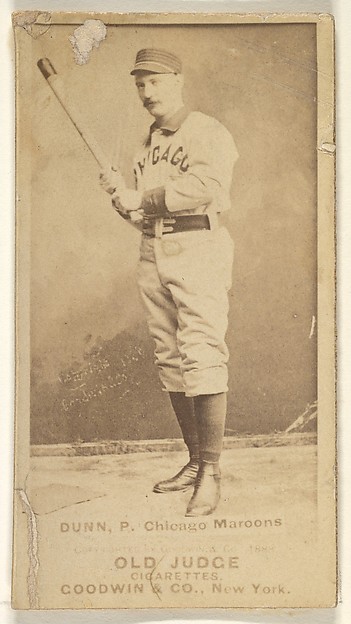 Goodwin & Company, Dunn, Pitcher, Chicago, from the Old Judge series (N172) for Old Judge Cigarettes
