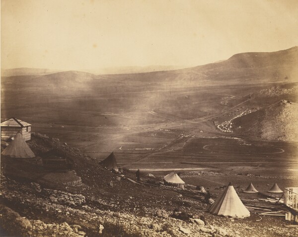 Roger Fenton, Cavalry Camp, looking towards Kadikoi.