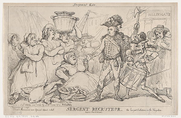 Thomas Rowlandson, Sergent Recruteur