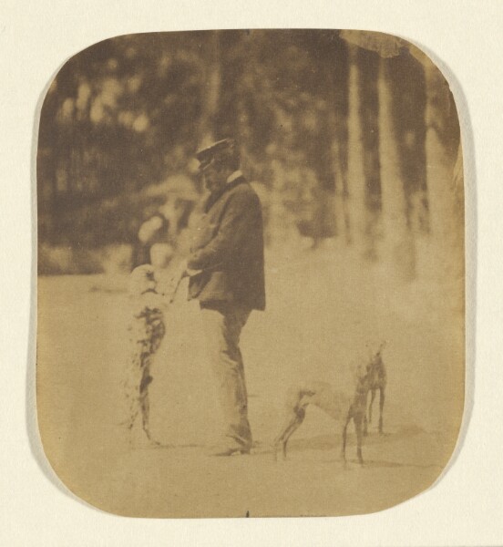 André Adolphe-Eugène Disdéri, [L'Homme aux Chiens (Man with Dogs)]