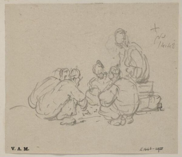 George Chinnery, A group of crouching figures