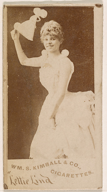 William S. Kimball & Company, Lettie Lind, from the Actresses series (N203) issued by Wm. S. Kimball & Co.