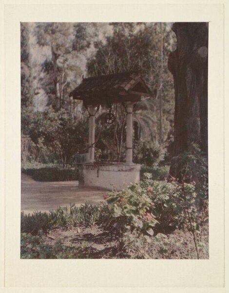 Warburg, Agnes Beatrice, Well in a Spanish garden
