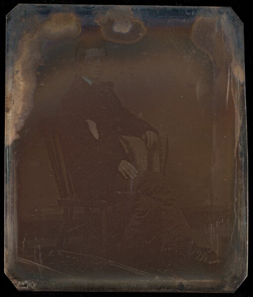 Unknown, [Portrait of a Seated, Young Man]