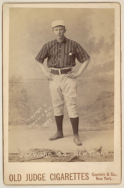 Goodwin & Company, J.M. Ward, Shortstop, New York, from the series Old Judge Cigarettes