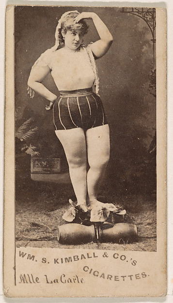 William S. Kimball & Company, Mlle LaCarte, from the Actresses series (N203) issued by Wm. S. Kimball & Co.