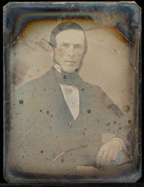 Jacob Byerly, [Portrait of a Man with Muttonchop Whiskers]