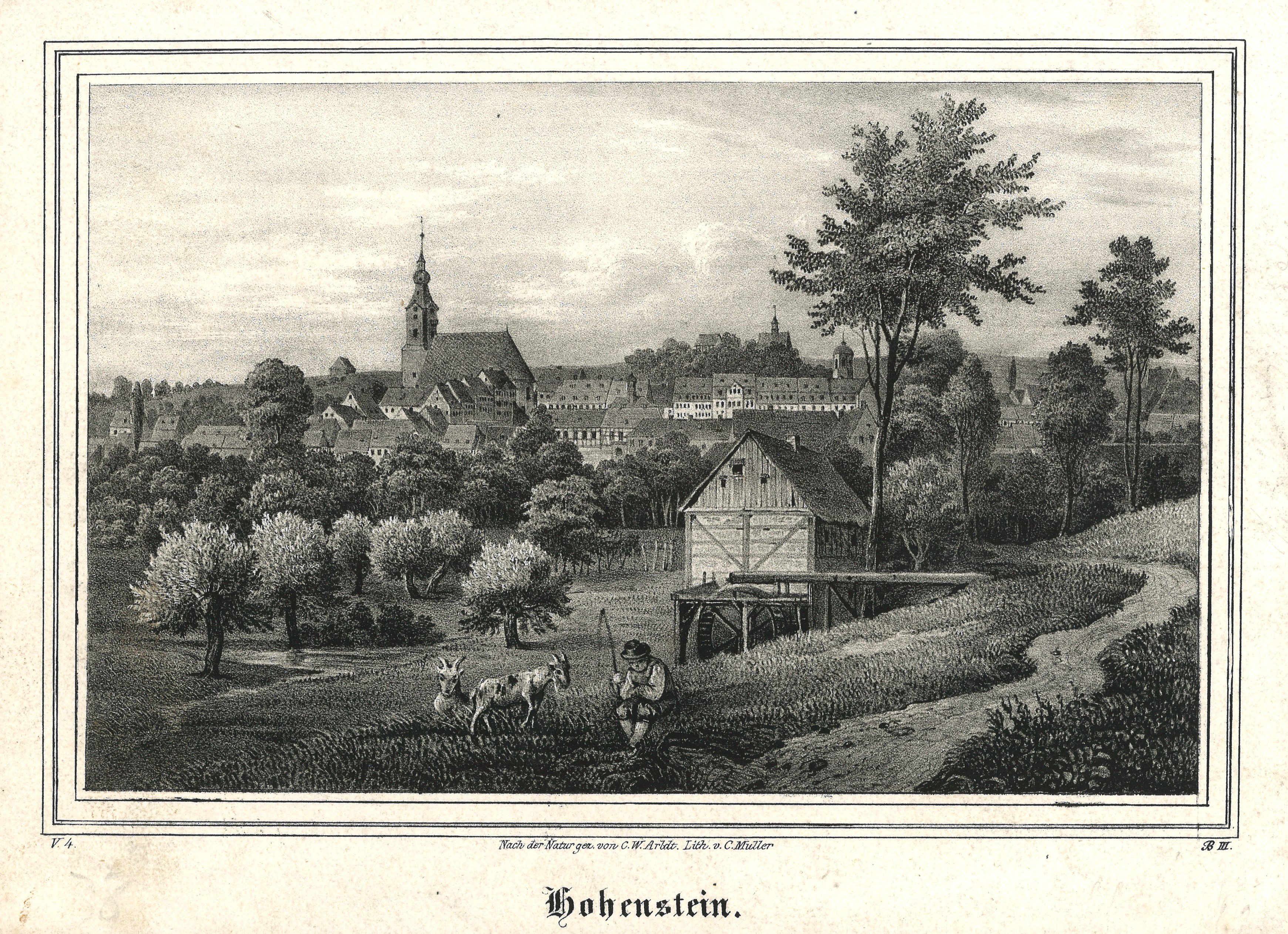 Eduard Pietzsch & Comp., Hohenstein (Sachsen): Blick von Südosten