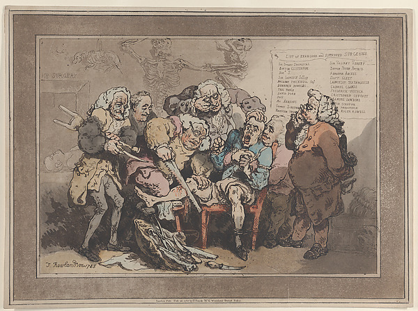 Thomas Rowlandson, Amputation