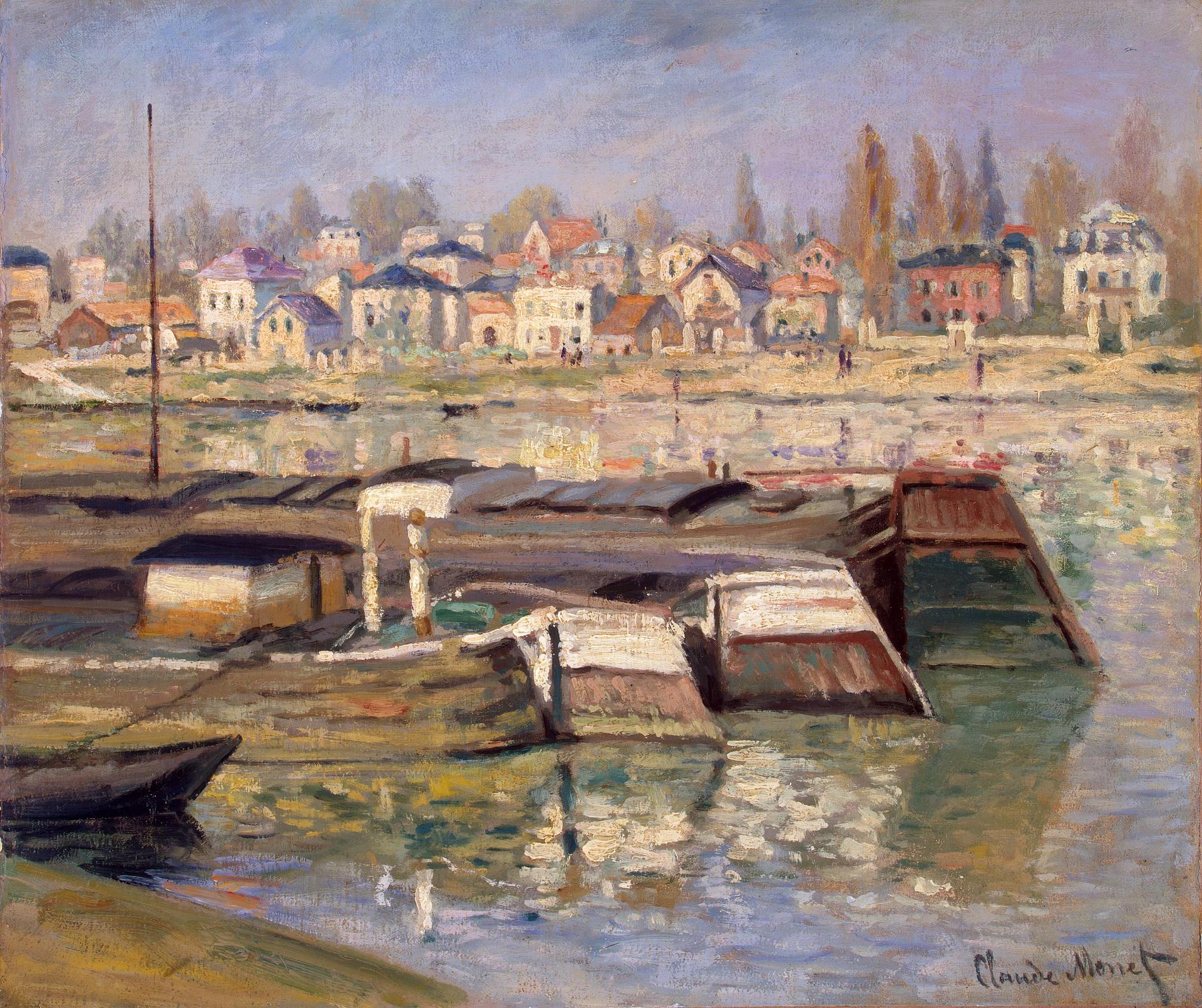Claude Monet, Landscape. Seine at Asnieres