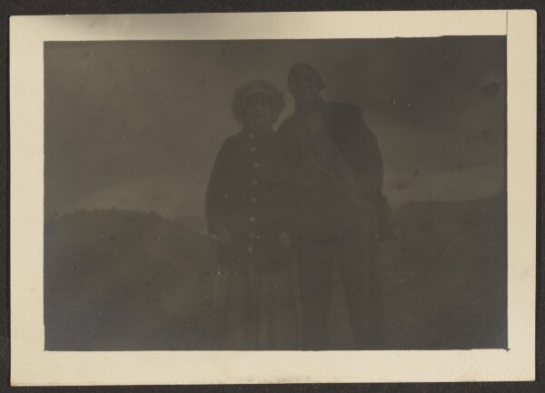 Louis Fleckenstein, [Pair Standing Outside]