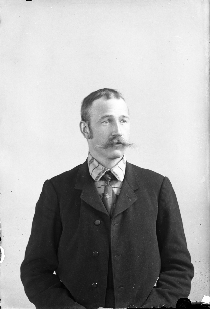Oscar Holte, Portrett av mann