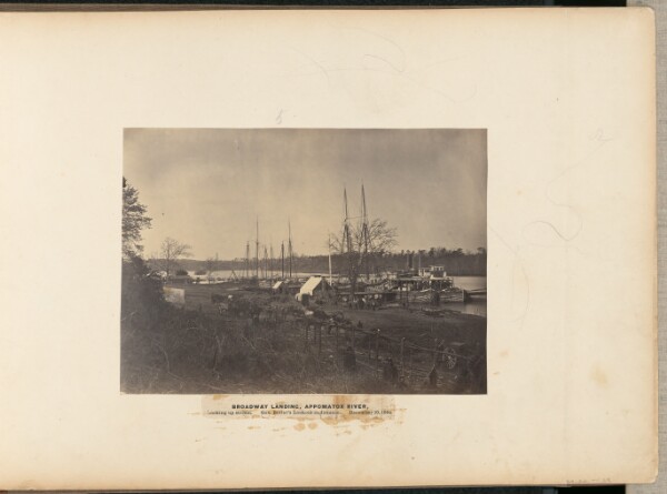 A. J. Russell, Broadway Landing, Appomattox River