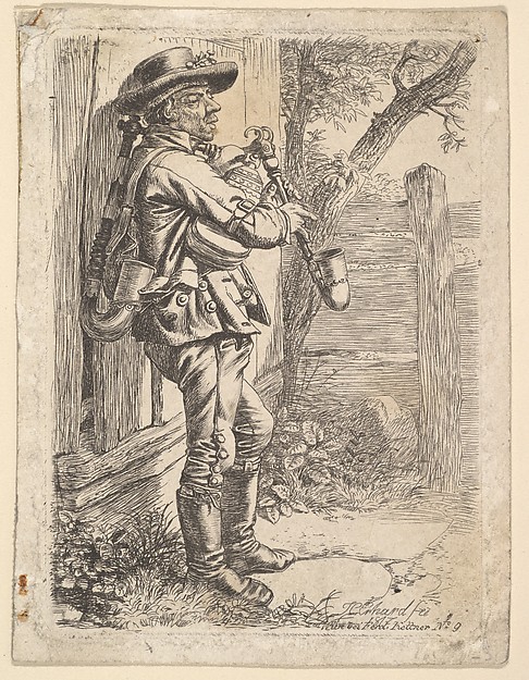 Johann Christoph Erhard, Peasant with a Rake