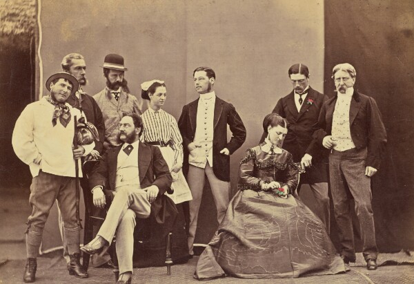 Unknown, [Group Portrait of Caucasian Men and Women]