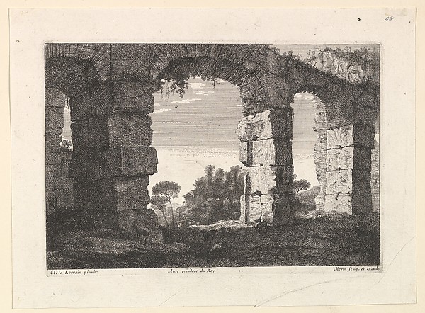 Jean Morin, Ruines d'Aqueduc