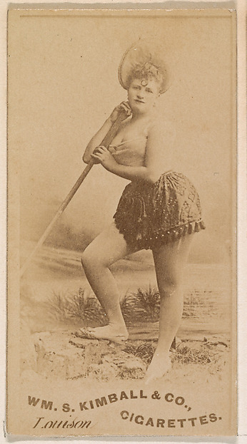 William S. Kimball & Company, Miss Louison, from the Actresses series (N203) issued by Wm. S. Kimball & Co.