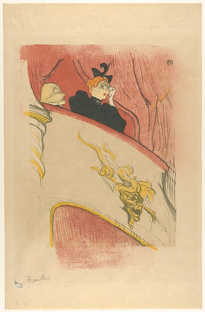 Henri de Toulouse-Lautrec, The Box with the Gilded Mask