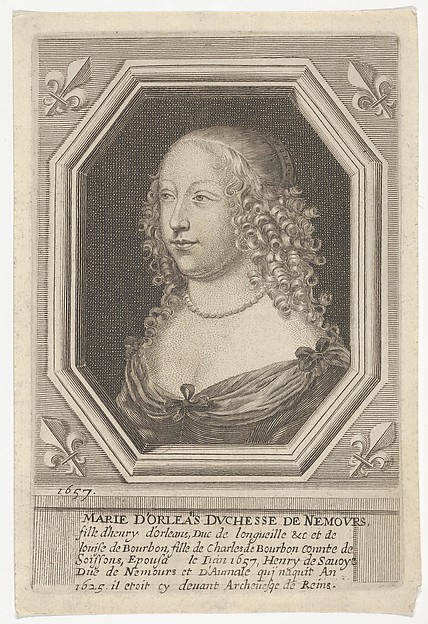 Robert Nanteuil, Marie d'Orleans, Duchesse de Nemours