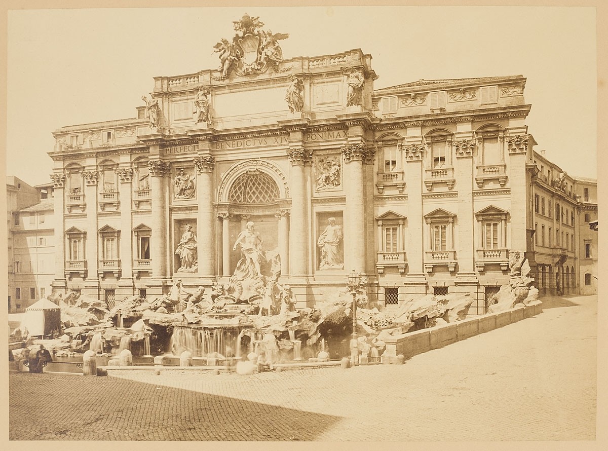 Fratelli Alinari, Fontana di Trevi, Rom