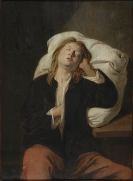 David Ryckaert III, A Boy Sleeping against a Pillow