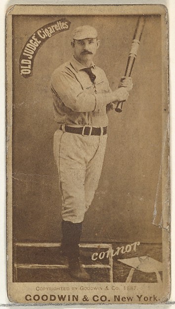 Goodwin & Company, Roger Connor, New York Giants/Gothams, from the Old Judge series (N172) for Old Judge Cigarettes