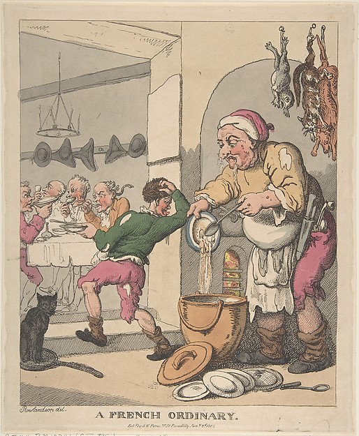 Thomas Rowlandson, A French Ordinary
