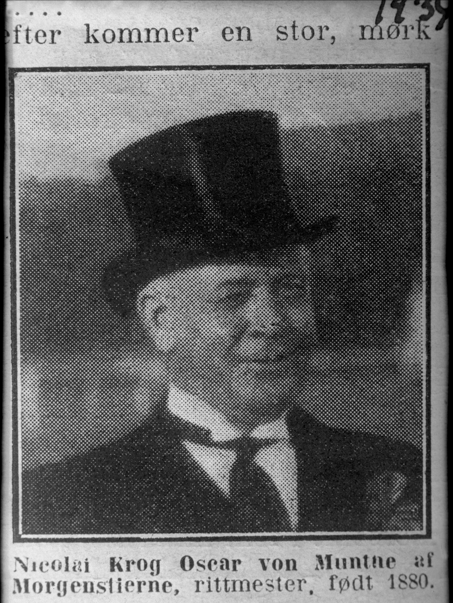 Gustav Borgen, Avfotografering.