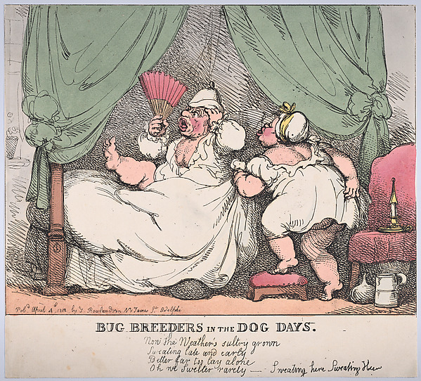 Thomas Rowlandson, Bug Breeders in the Dog Days
