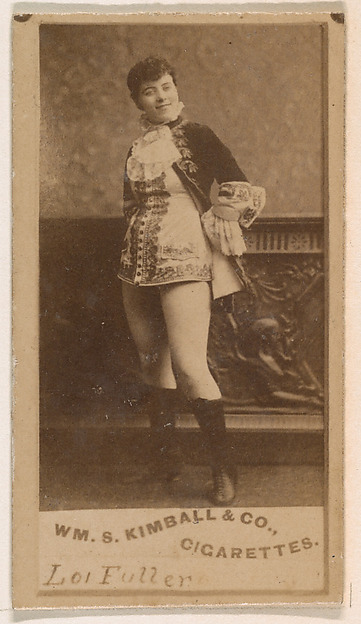 William S. Kimball & Company, Loie Fuller, from the Actresses series (N203) issued by Wm. S. Kimball & Co.