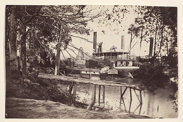 Timothy H. O'Sullivan, White House Landing, Pamunkey River