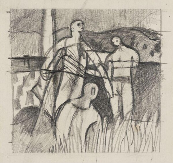 Keith Vaughan, Study for 'Harvest Assembly'