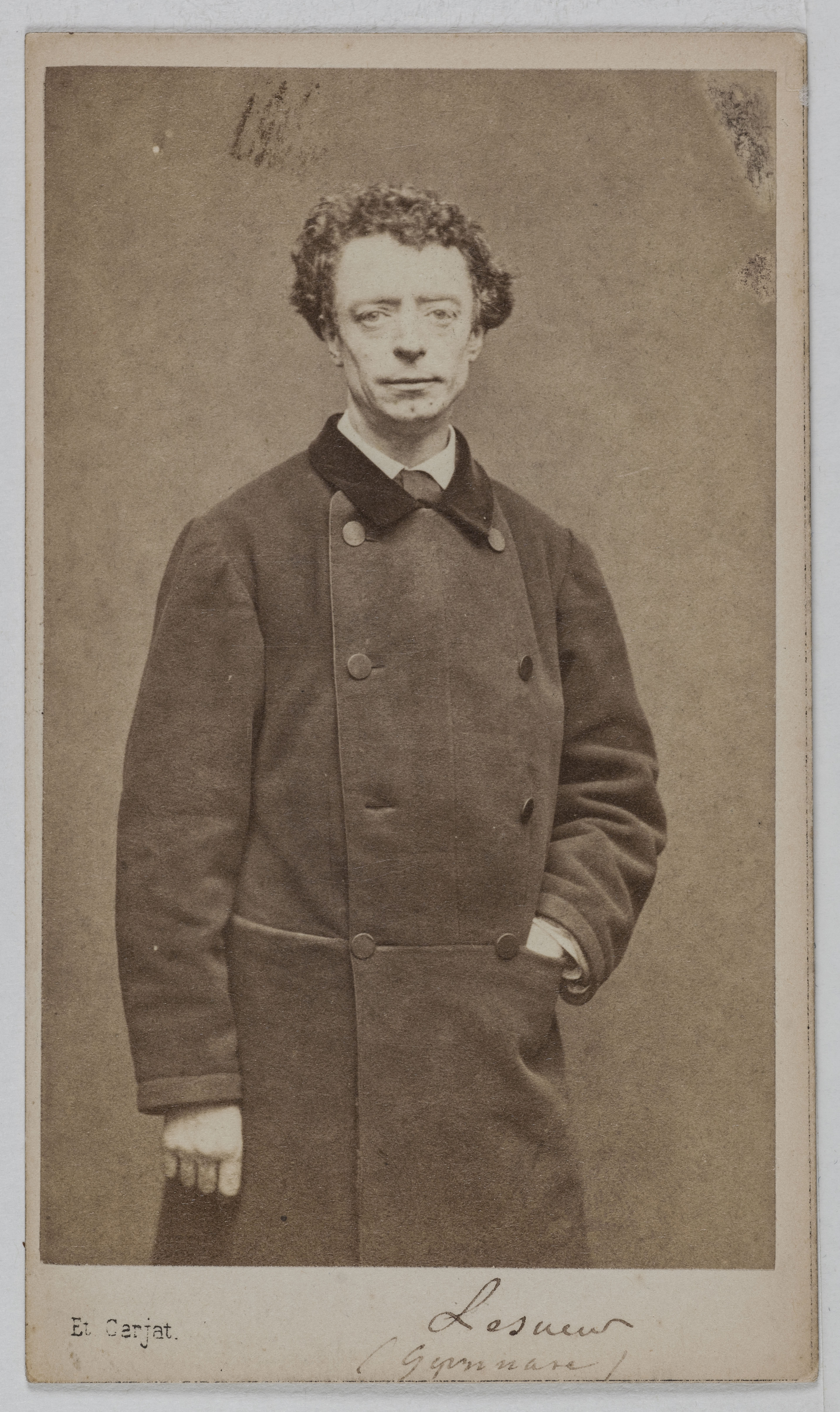 Carjat & Cie, Portrait de Lesueur François Louis, (1823-1876, ép. Anna Chéri), (acteur)