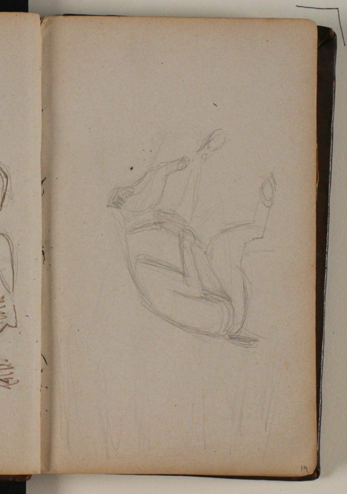 Niels Larsen Stevns, Studie af liggende hest