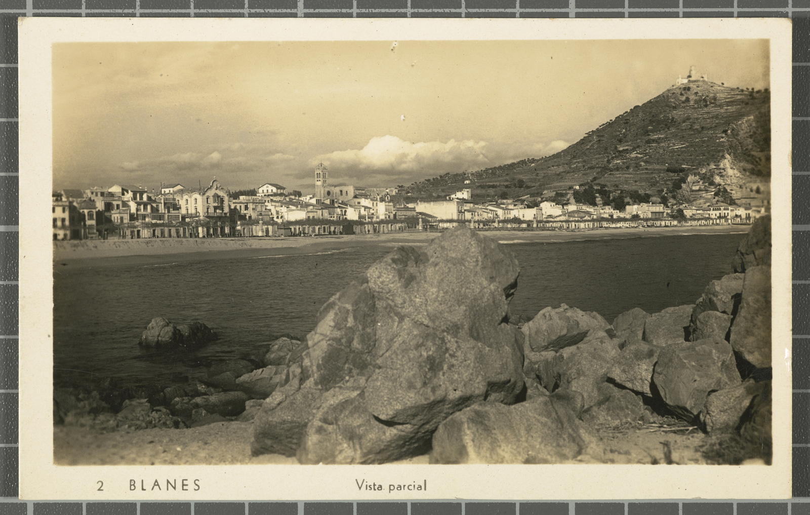 Desconegut, 2 Blanes. Part view