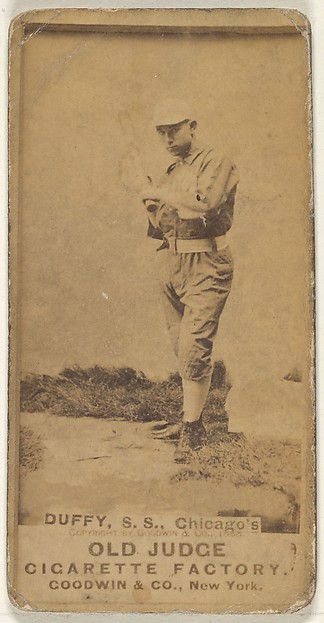 Goodwin & Company, Duffy, Shortstop, Chicago, from the Old Judge series (N172) for Old Judge Cigarettes