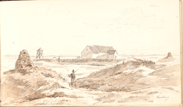 Martinus Rørbye, Klitlandskab ved Råbjerg Kirke