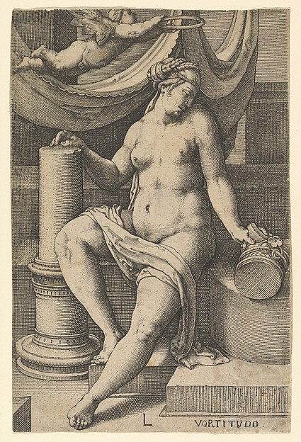 Lucas van Leyden, Fortitude, from "The Seven Virtues"