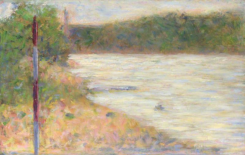 Georges Seurat, A River Bank (The Seine at Asnières)
