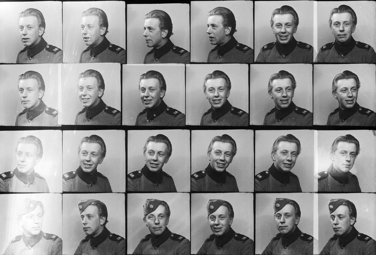 Skötsner-Edhlund, Ateljéporträtt - man, Östhammar, Uppland