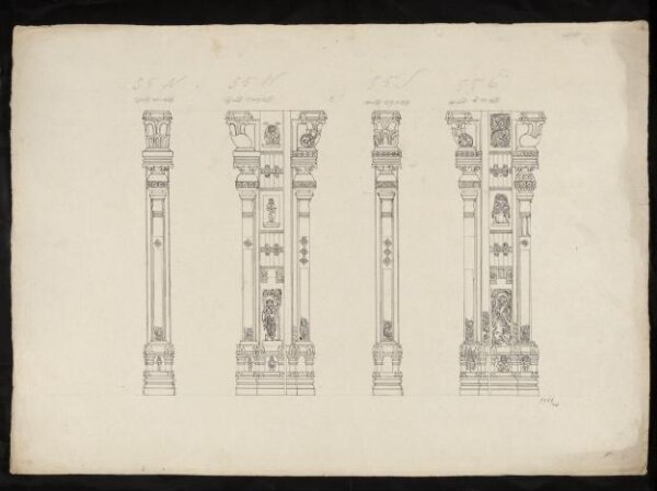 Unknown, Architectural drawing of Tirumala Nayak at Madura,